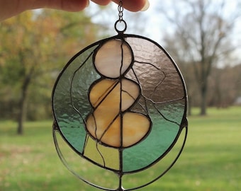 Atrapasueños de vidrieras para bebés: Decoración artesanal para ventanas de guardería, regalo para recién nacidos