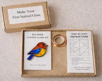 DIY Stained Glass Suncatcher Kit - Anfänger Handarbeitsprojekt