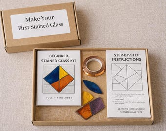 DIY Stained Glass Suncatcher Kit - Anfänger Handarbeitsprojekt
