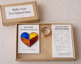 DIY Stained Glass Suncatcher Kit - Anfänger Handarbeitsprojekt
