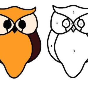 Stained Glass Owl Pattern: DIY Suncatcher PDF Template (Digital Download)