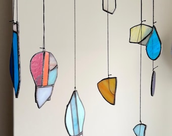 Vindklocka i kristallglas: Boho Suncatcher-fönsterdekor