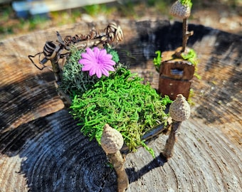 Enchanting Miniature Fairy Dressing Table. Lots of Sweet Details!