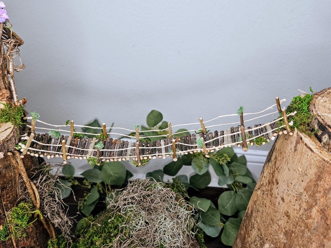 Suspension Bridge, Fairy Bridge, Fairy Garden, Fairy Furniture, Fairy ...