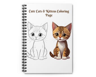 Dibujo de gato para colorear para niños