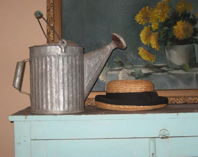 Watering Can Sprinkler Head Galvanized Spring Summer Time Etsy