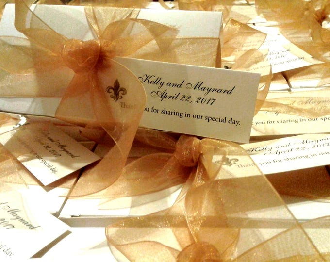 Featured listing image: Praline Candy Elegant Wedding Favors for that Very Special Day.  "Taste of New Orleans"  Best in Quality and Taste!  A Memorable Thank You!