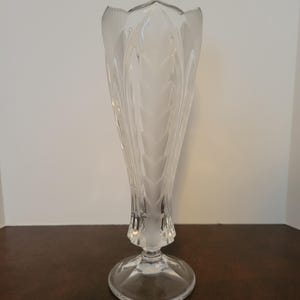 Vintage 60&#39;s Beyer lead crystal German vase