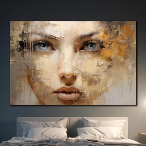 Woman Tempered Glass Wall Decor,Colorful Woman Abstract Tempered Glass Wall Art, Wall Art Woman,Beautiful Girl Glass Decor,Glass Wall Decor