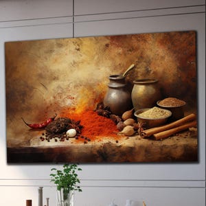 Spices Glass Wall Decor,Spices Wall Decor,Spices Kitchen Wall Art,Kitchen Decor,Kitchen Gift,Wall Hangings,Large Wall Art,Stained Wall Art