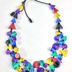 Sobral Mix 2023 Lagerfeld Double Multi Cones Spike Beads Artist Made Necklace