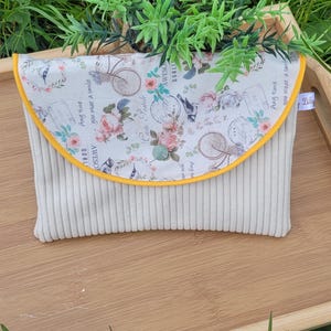 Corduroy pouch