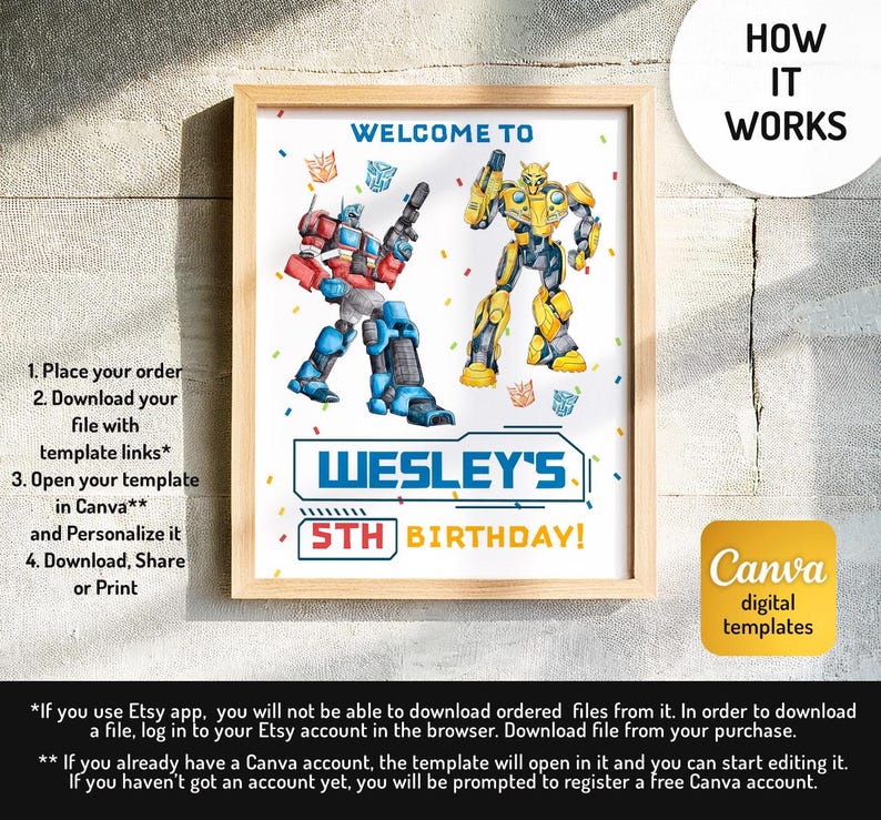 Transformers Welcome Sign In, Printable Birthday Party Rescue Bots ...