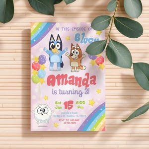 Paw-ty Editable Invitation, puppies Printable Birthday Invite boy girl, puppy invitation, dog invite, pool party Birthday Invite template