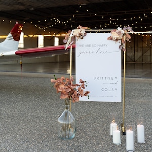 SIGN STAND - for wedding, bridal shower, baby shower, birthday signs