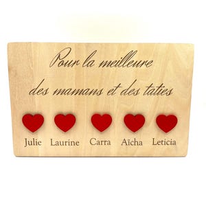 Personalized wooden frame