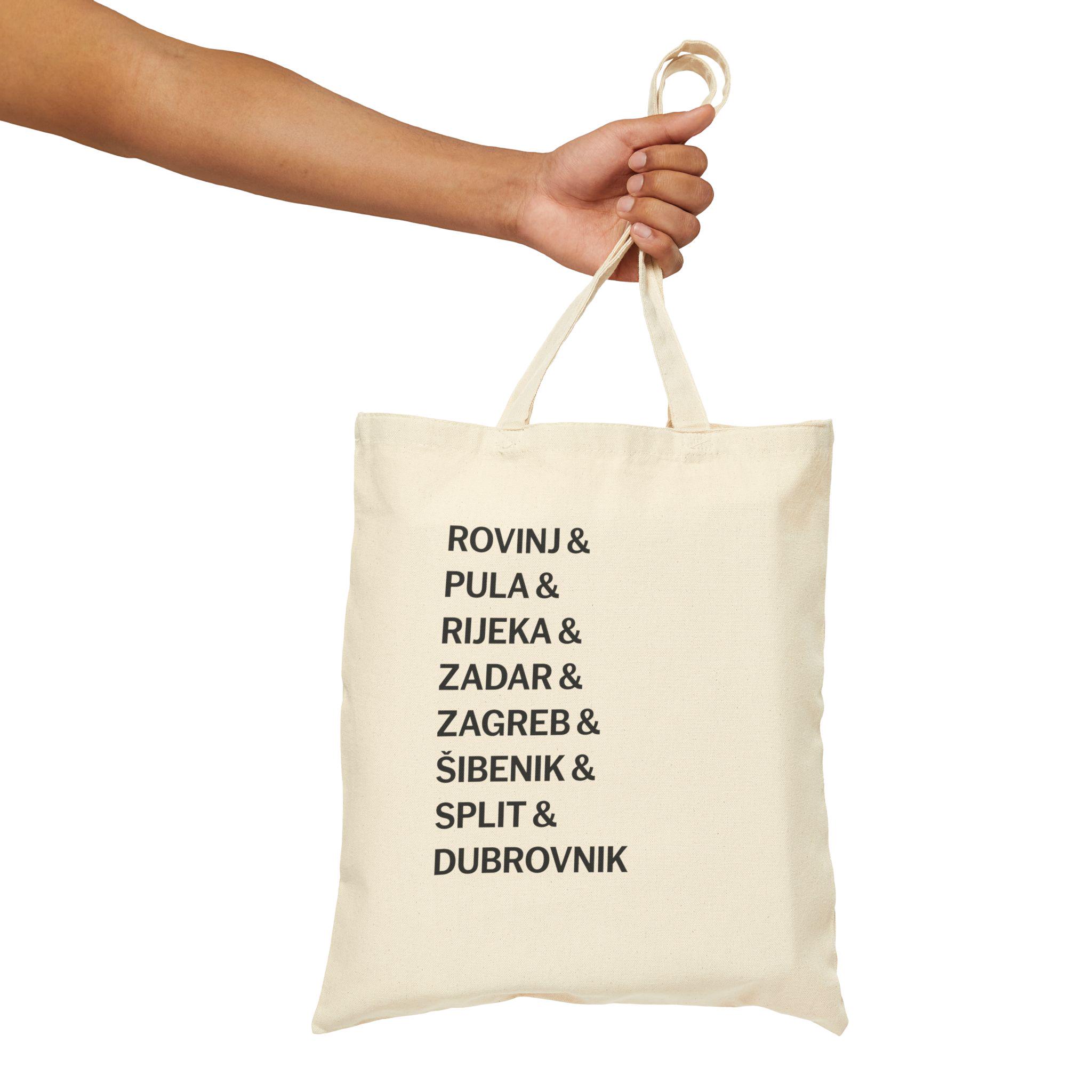 Baumwolltasche Mit Kroatien Motiv – 42x38 Cm, 100% Baumwolle, 67 Cm Henkel | Perfekt Für EM/WM Als Fanartikel