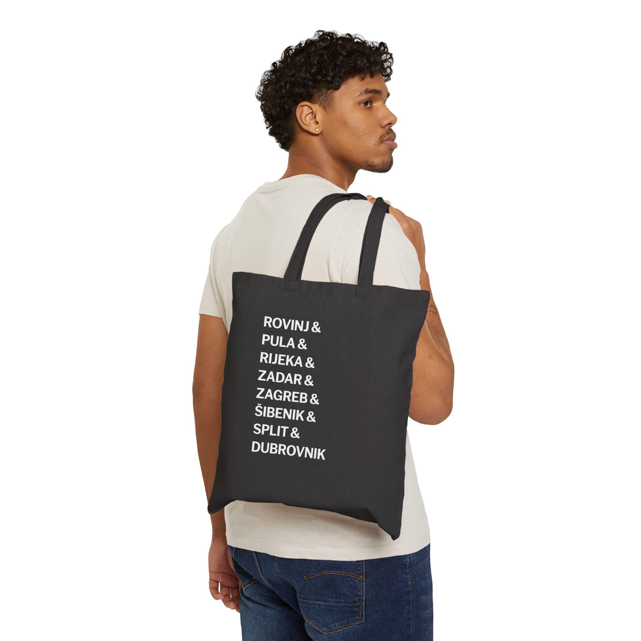 Baumwolltasche Mit Kroatien Motiv – 42x38 Cm, 100% Baumwolle, 67 Cm Henkel | Perfekt Für EM/WM Als Fanartikel