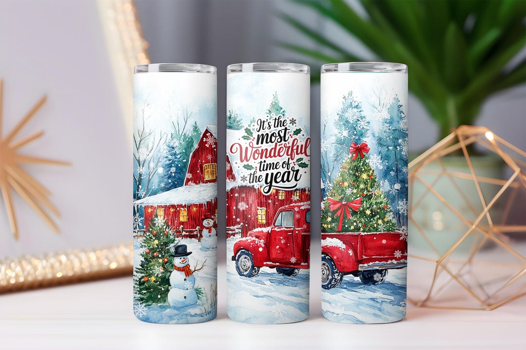 3 Christmas Highlands Tumbler