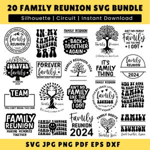 Family Reunion SVG Bundle | Family Reunion Tree SVG | Tree of Life SVG | Family Reunion Shirt Png | Family Tree Svg | Cricut Files
