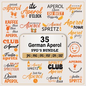 German Aperol Svg | Aperol Spritztour Svg | Alcohol Svg | Aperol Jaunt Svg | Aperol Spritz Tour | Holy Aperoli svg | Aperol Shirt Svg | svg