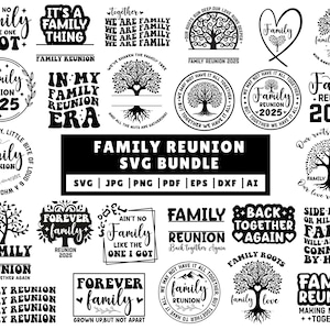 Family Reunion Tree Svg | Family Reunion Svg | Tree Of Life Svg | Family Reunion Shirt Svg | Family Tree Svg | SVG File for Cricut