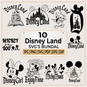 Disneyland Text SVG  | Disneyland Alphabet SVG | Disneyland Font Svg | Letters SVG | Disneyland Word Symbol Svg | Printable Design File