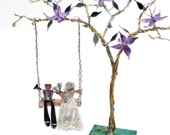 The Tree Swing - Custom Wedding Cake Topper