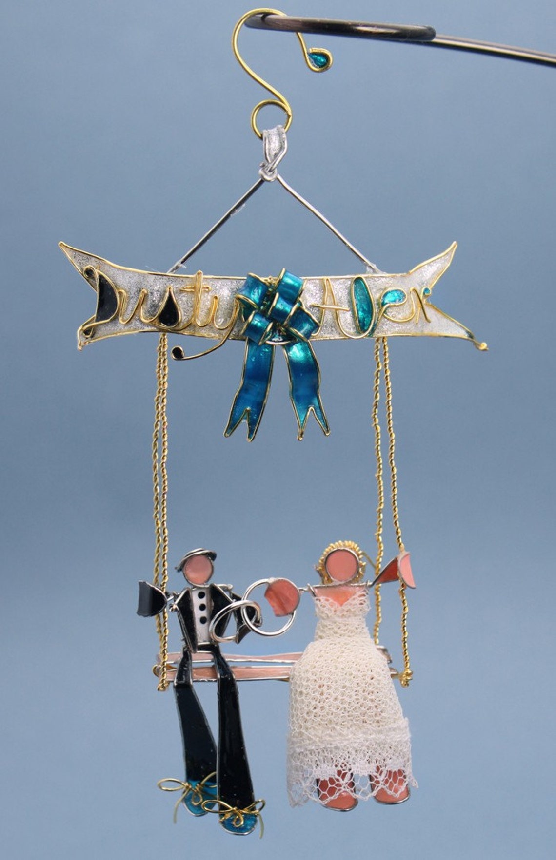 The Newlywed Ornament Customizable Etsy