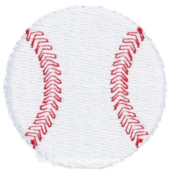 447 Mini Baseball Machine Embroidery Design | Etsy