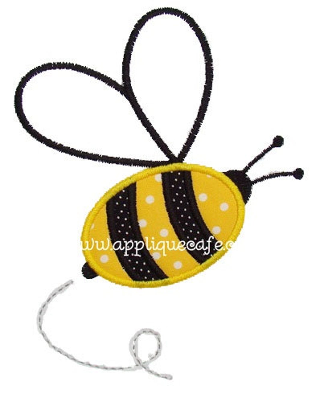 310 Bumble Bee Machine Embroidery Applique Design Etsy