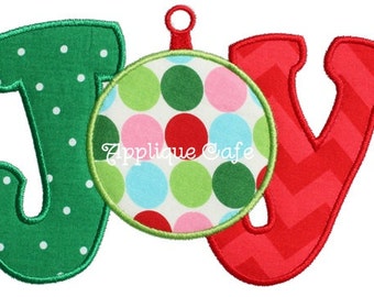 161 Joy Machine Embroidery Applique Design