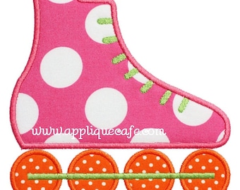 531 Rollerblade Machine Embroidery Applique Design