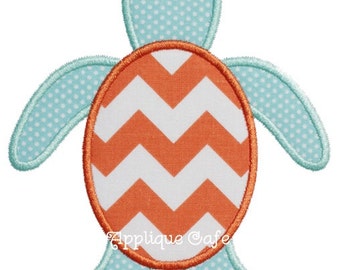 602 Sea Turtle 2 Machine Embroidery Applique Design
