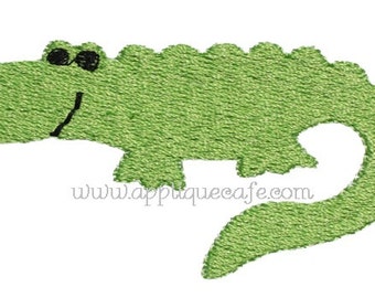 482 Mini Alligator Machine Embroidery Design