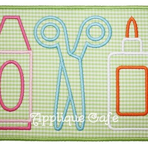 800 School Patch Machine Embroidery Applique Design