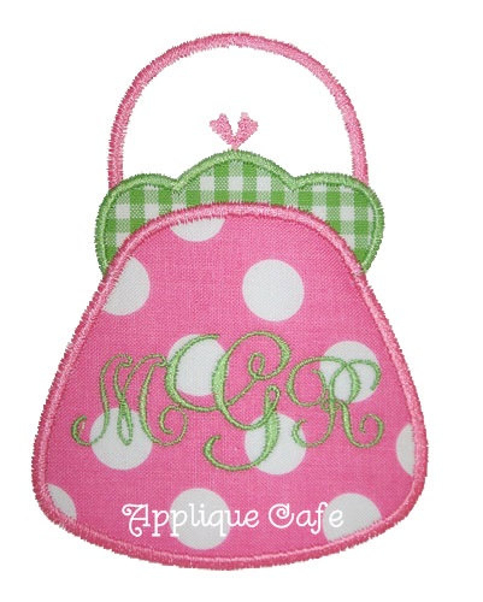 039 Purse Machine Embroidery Applique Design Etsy