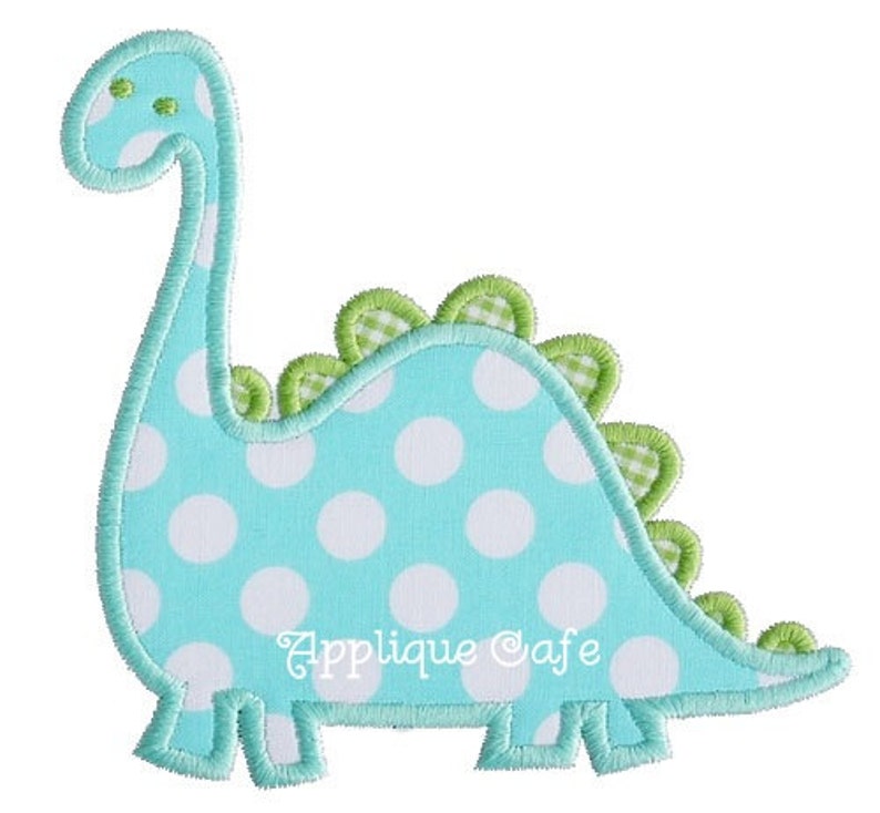 219 Dinosaur Machine Embroidery Applique Design Etsy