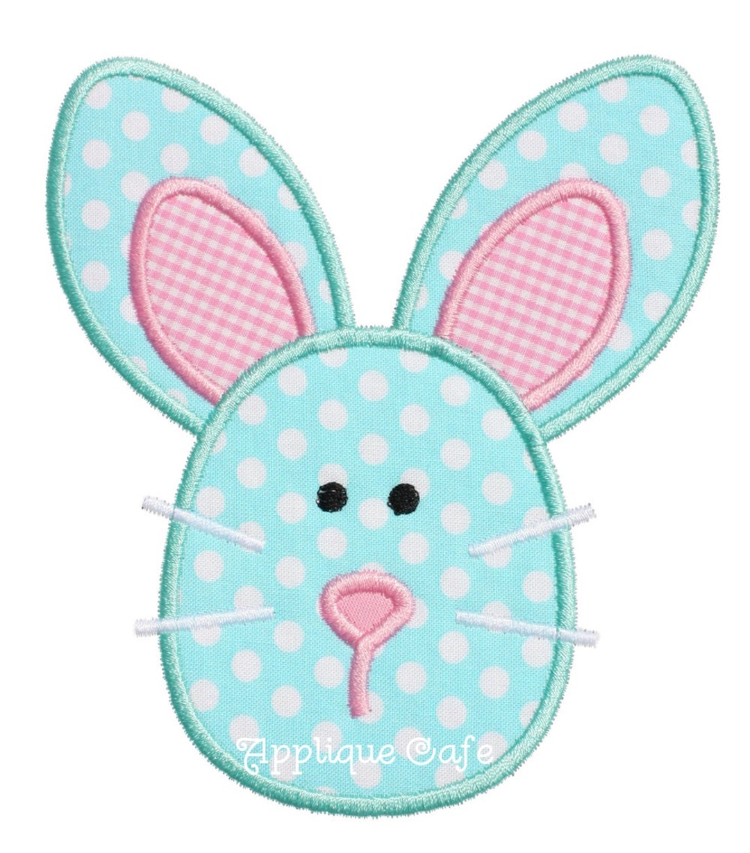 575 Bunny 4 Embroidery Applique Design - Etsy