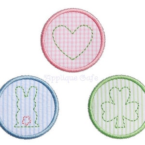 842 Baby Patches Machine Embroidery Applique Design