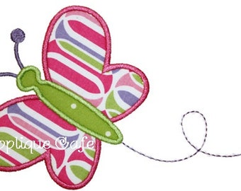 418 Butterfly Machine Embroidery Applique Design