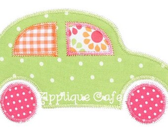 282 Zig Zag Car 2 Machine Embroidery Applique Design