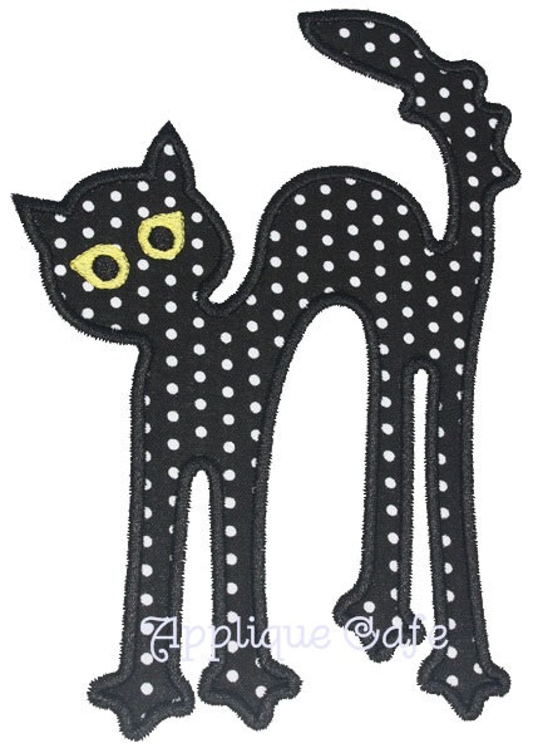 355 Cat Machine Embroidery Applique Design - Etsy
