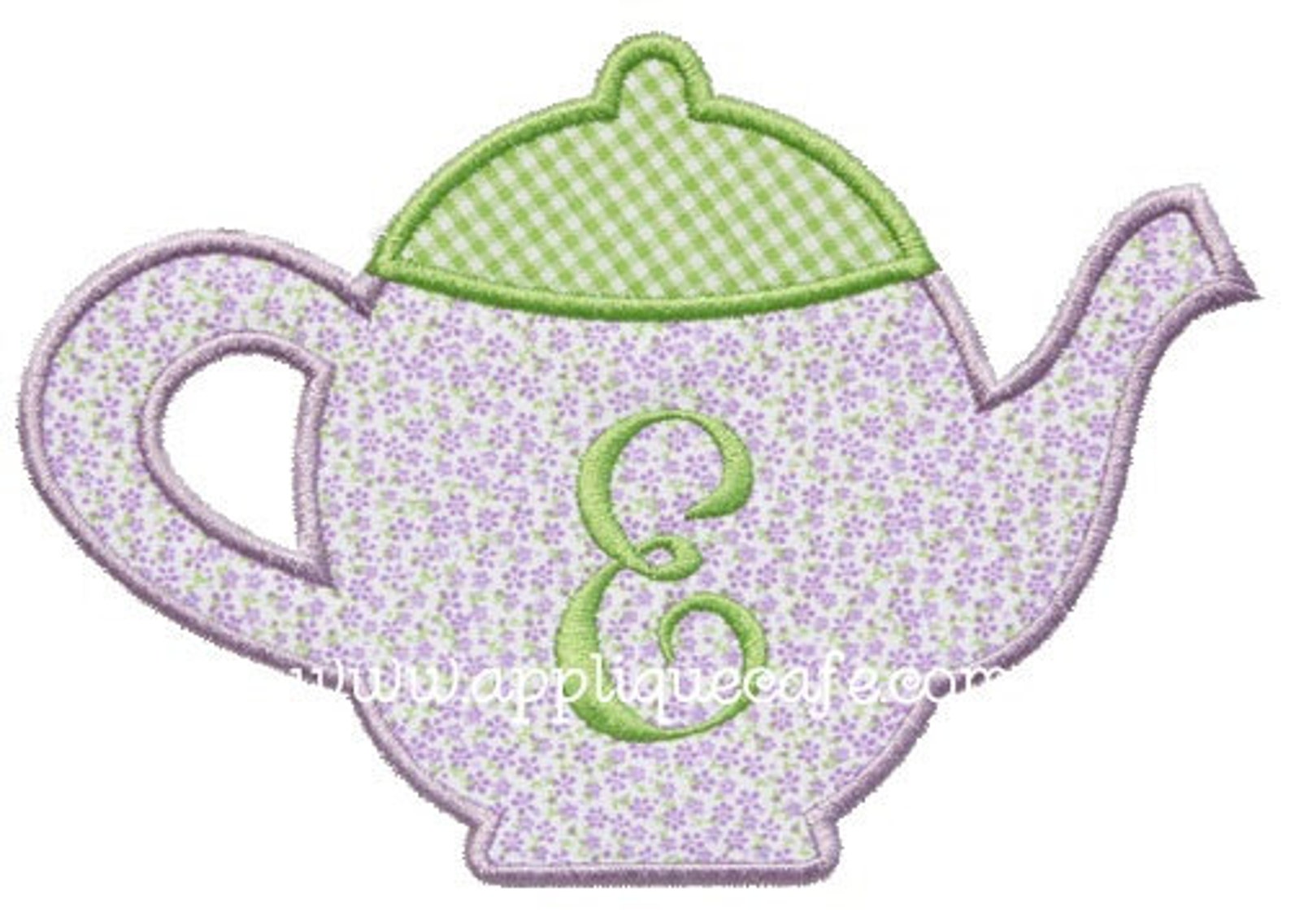 339 Teapot 2 Machine Embroidery Applique Design Etsy
