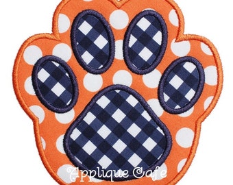 688 Paw Print Machine Embroidery Applique Design