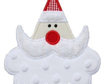 704 Santa Claus Machine Embroidery Applique Design