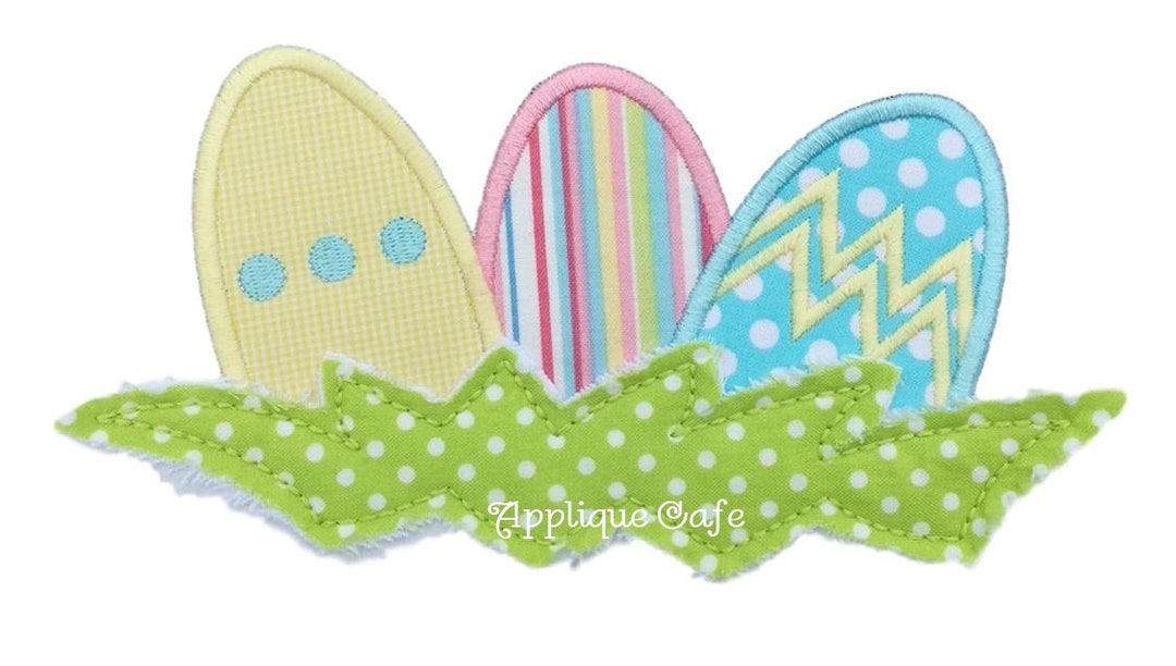 1033 Easter Eggs Machine Embroidery Applique Design - Etsy