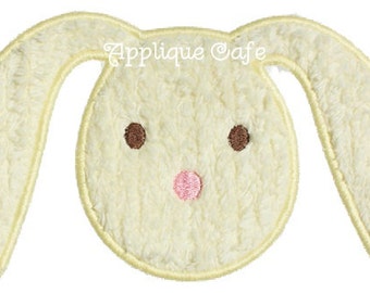 415 Bunny Face Embroidery Applique Design