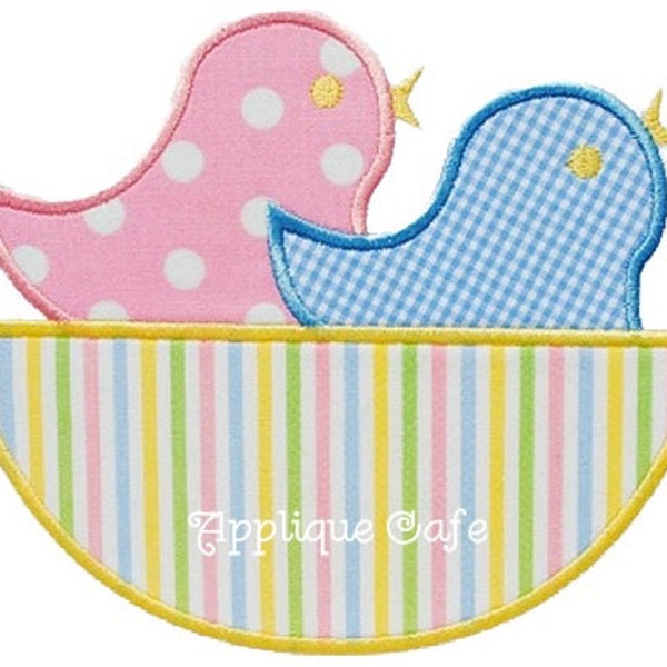 Bird Nest Embroidery Etsy