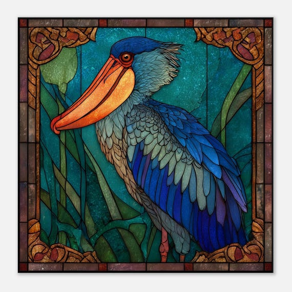 特大 二匹のショウジョウコウカンチョウ ヴィンテージ ステンドグラス アクリル Red Cardinal Stained Glass Suncatcher, Cardinal Window Hanging